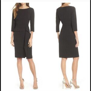NWT Vince Camuto  Angled Ruffle Sheath Dress